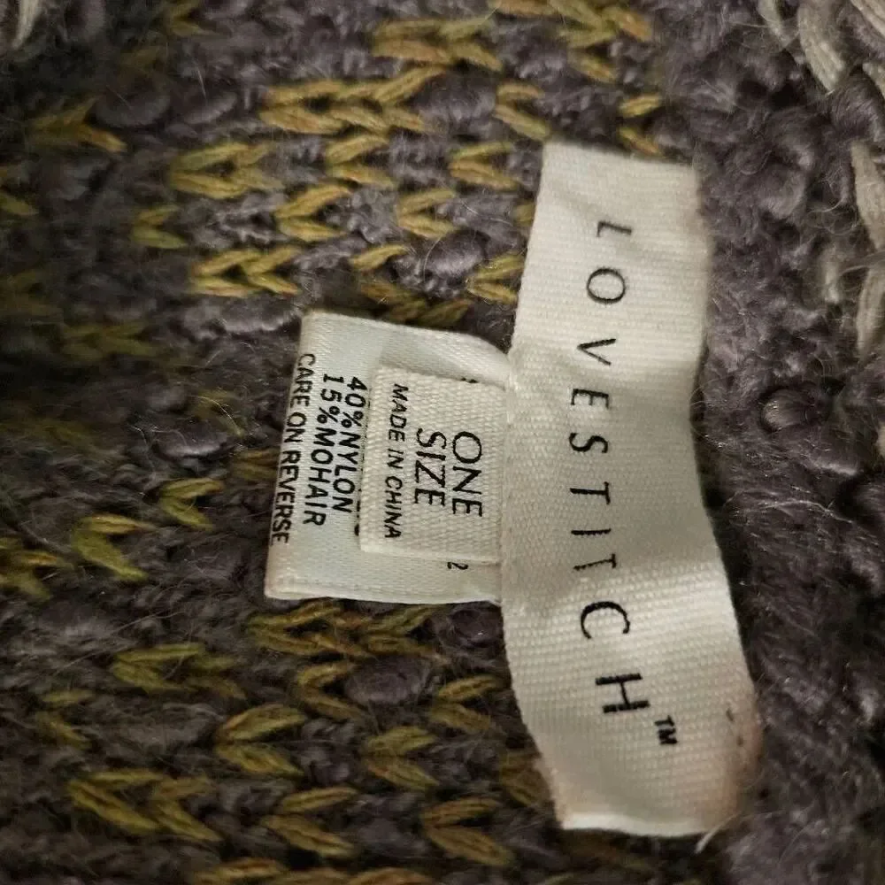 Lovestitch cowl neck shrug sweater. One Size. #907
